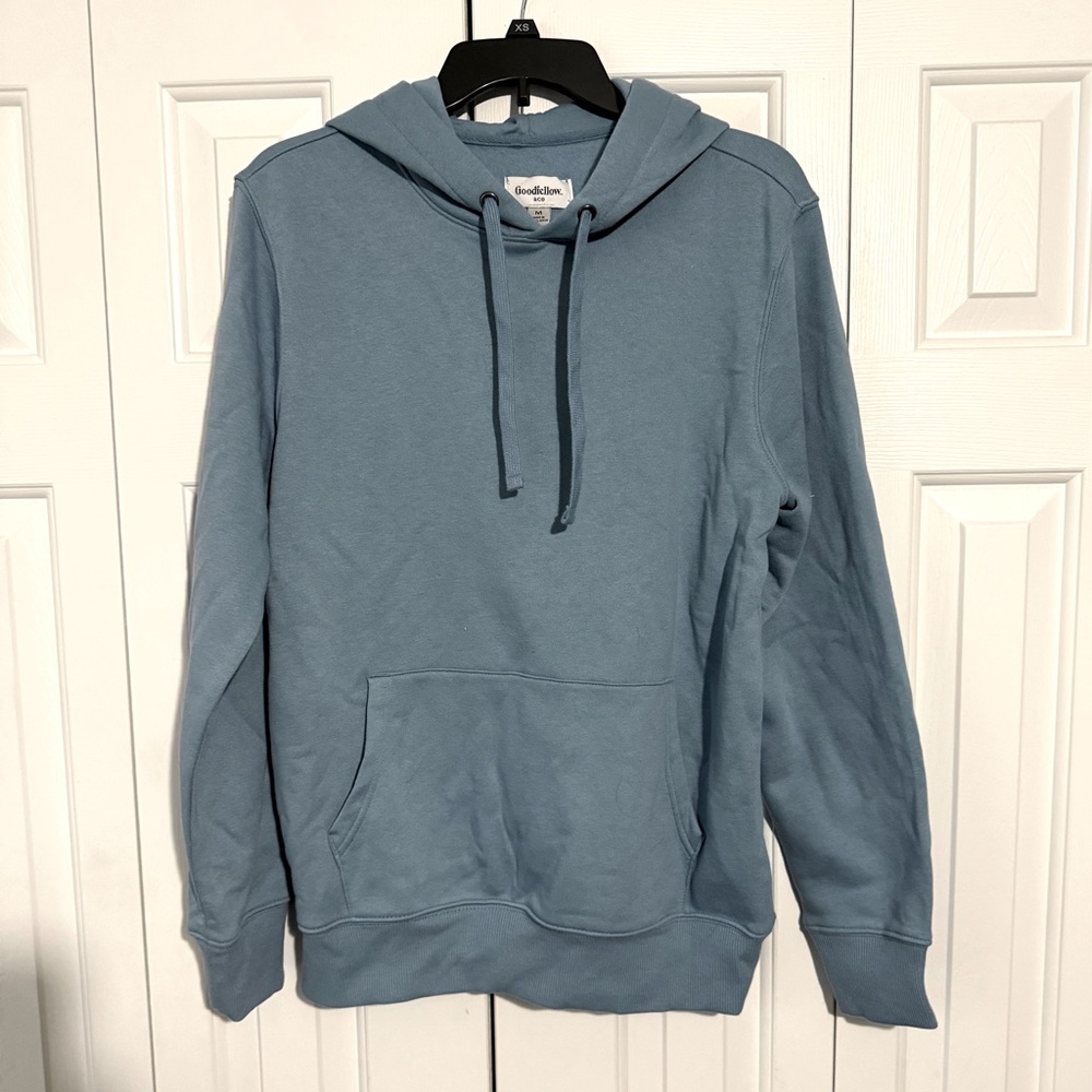 Men's Blue Hoodie by Goodfellow & Co